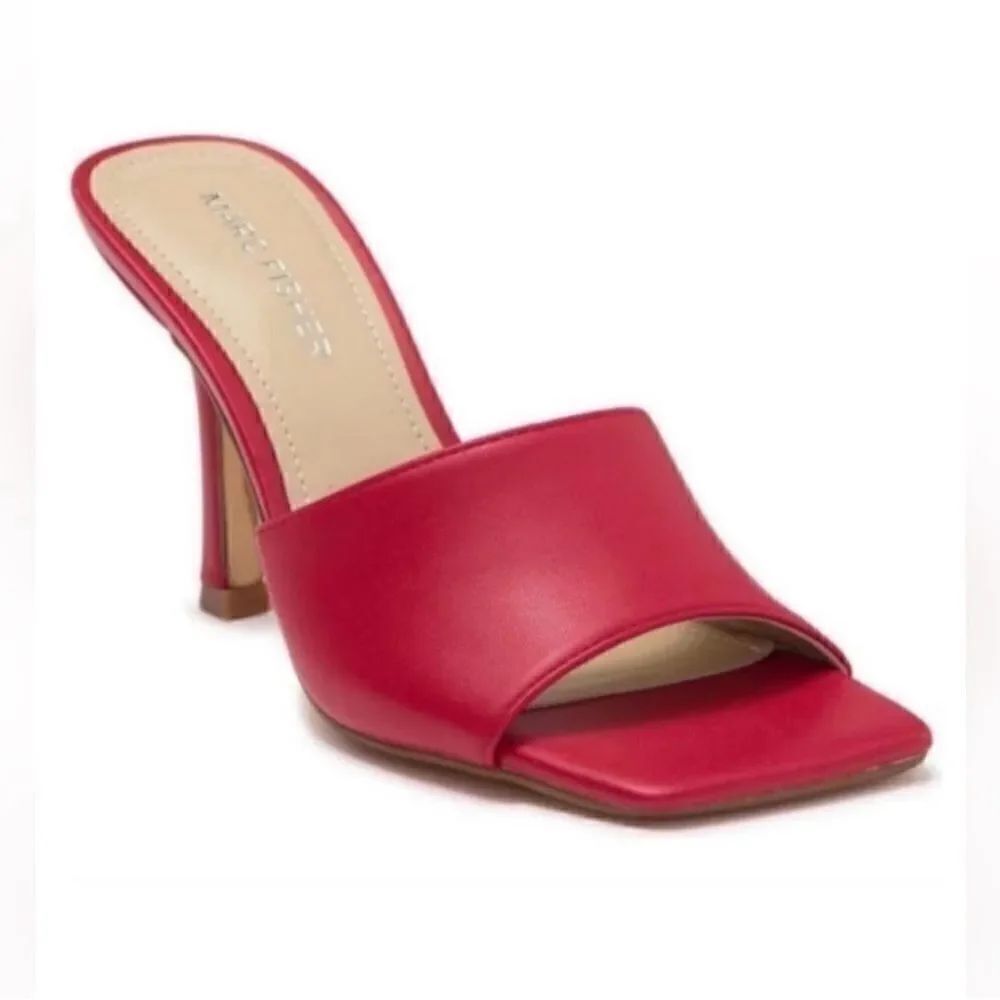 Marc Fisher Red Slide Heels (Size 6.5M)